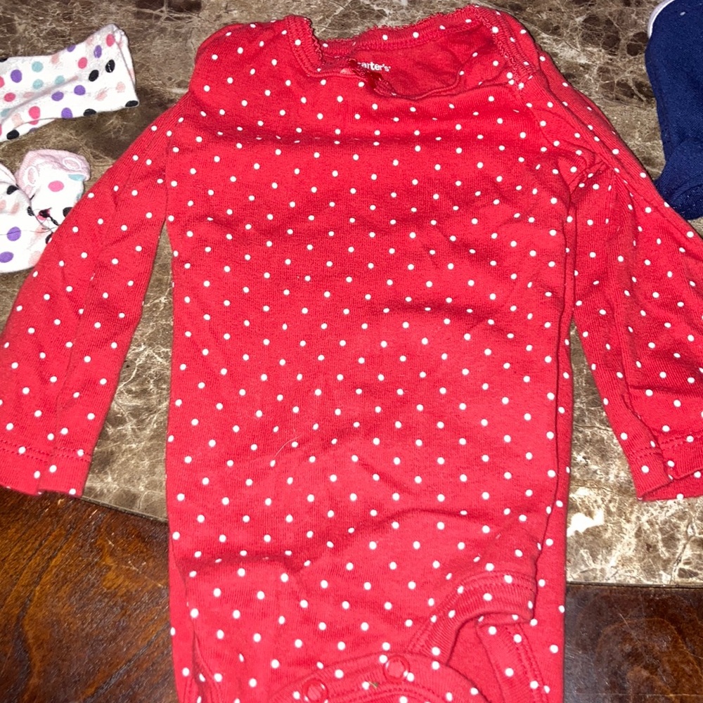 Polkadot onesie